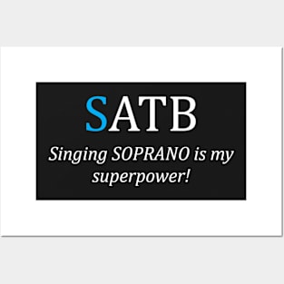 Soprano superpower Posters and Art